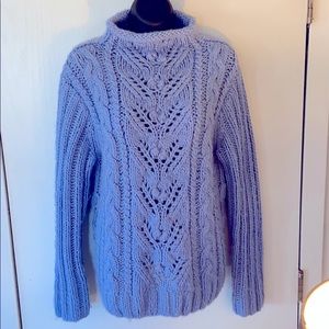 Roll top mock neck Express Sweater